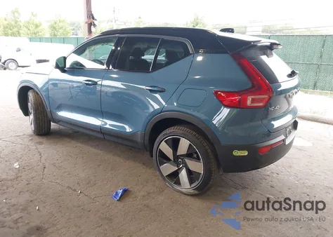 2023 Volvo Xc40 Recharge Pure Electric Twin Ultimate z USA, uszkodzony, nr VIN YV4ED3UM3P2089275